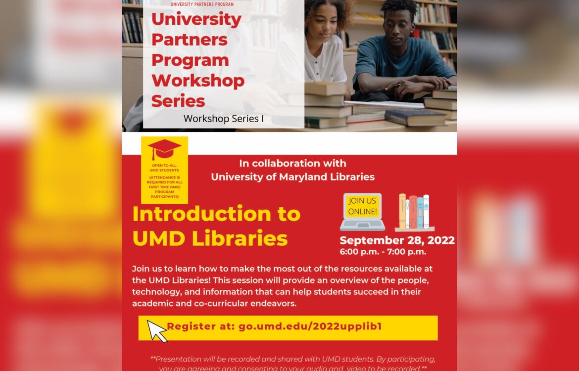 UPP Library Workshop Flier I